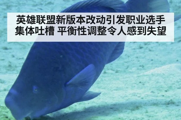英雄联盟新版本改动引发职业选手集体吐槽 平衡性调整令人感到失望